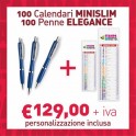 100 Calendari mini-slim + 100 penne