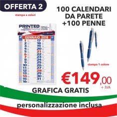 Calendari olandesi personalizzati + penne personalizzate