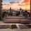 Fotomurale  New York I grattacieli ed il tramonto