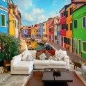 Fotomurale -  Colorful Canal in Burano